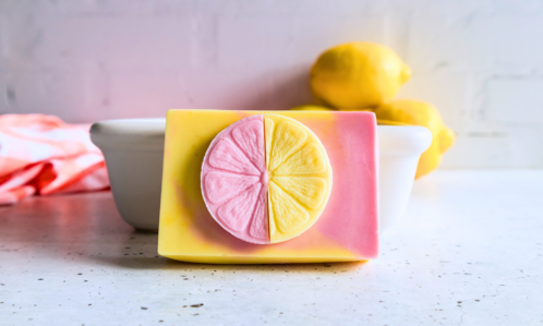 DIY Pink Lemonade Soap