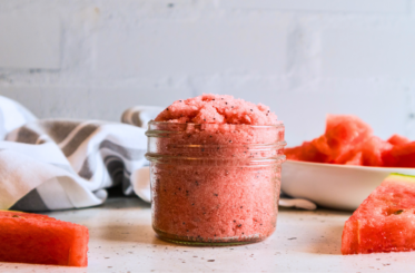 DIY Watermelon Sugar Scrub