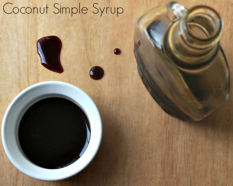 How to make simple syrup with coconut sugar